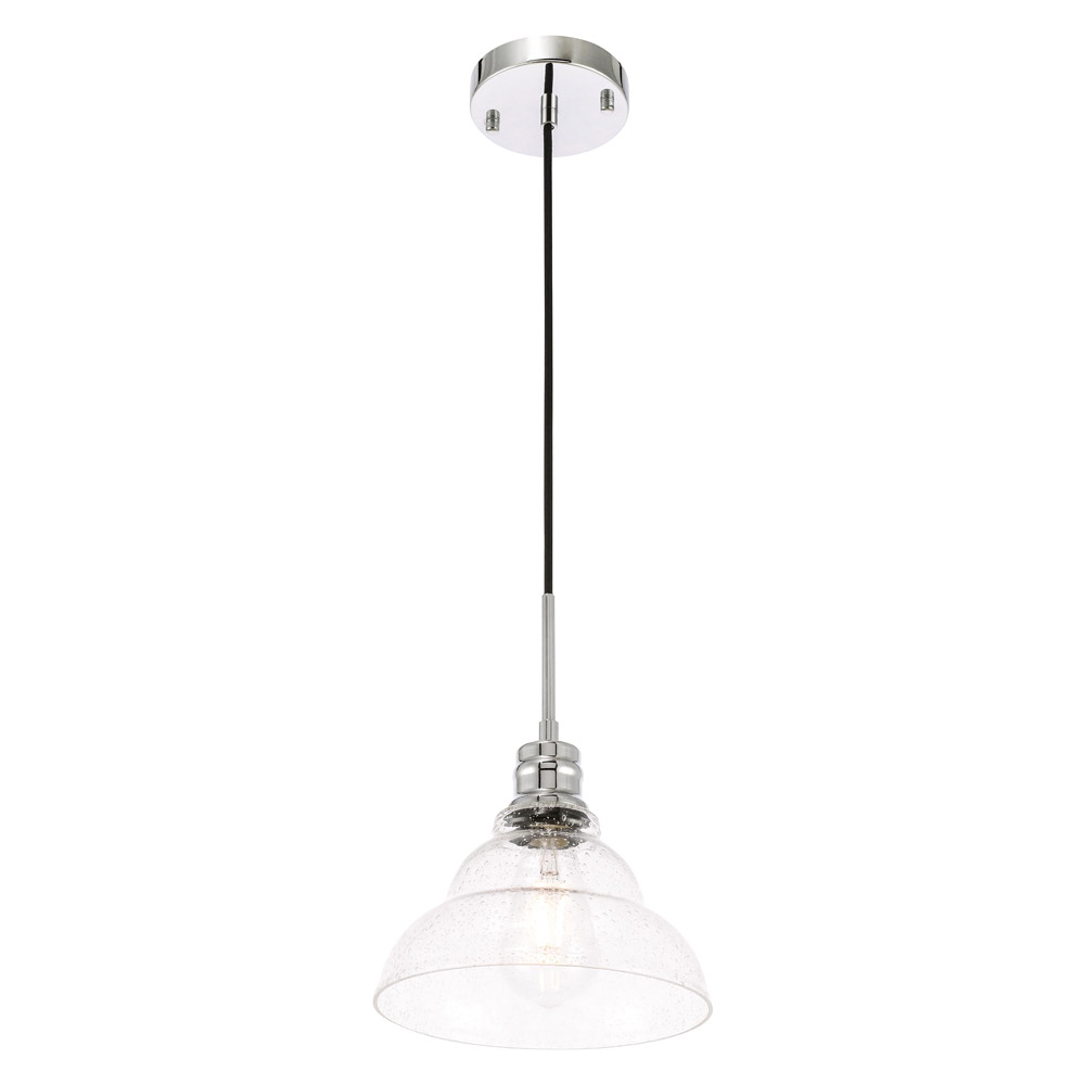 Elegant Pendant Light - Chrome, L 8.5" (LD6217C)