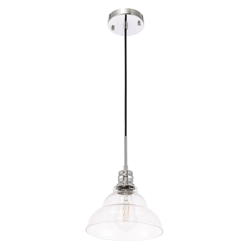 Elegant Pendant Light - Chrome, L 8.5" (LD6217C)