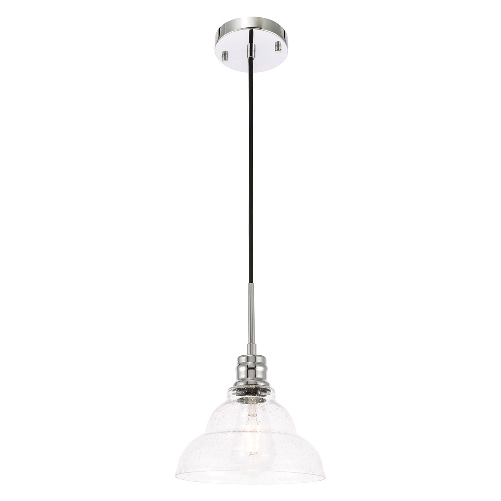 Elegant Pendant Light - Chrome, L 8.5" (LD6217C)