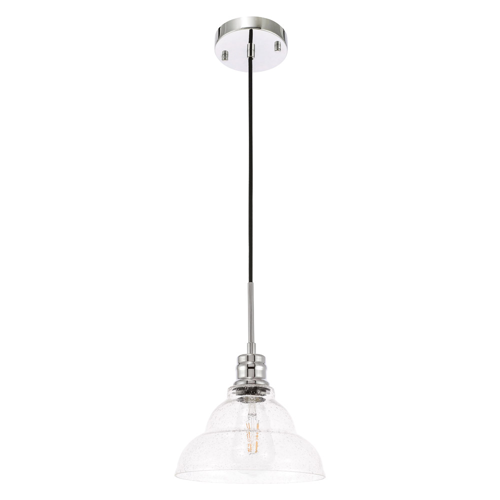 Elegant Pendant Light - Chrome, L 8.5" (LD6217C)