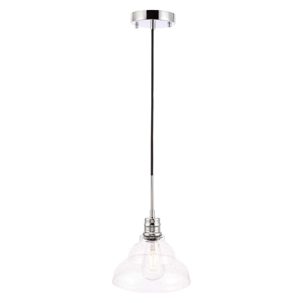 Elegant Pendant Light - Chrome, L 8.5" (LD6217C)