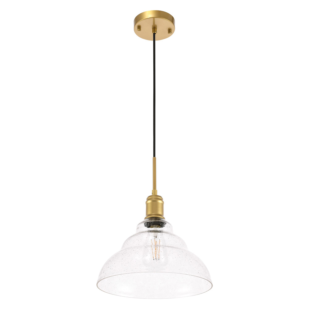 Elegant Pendant Light - Brass, L 11" (LD6221BR)