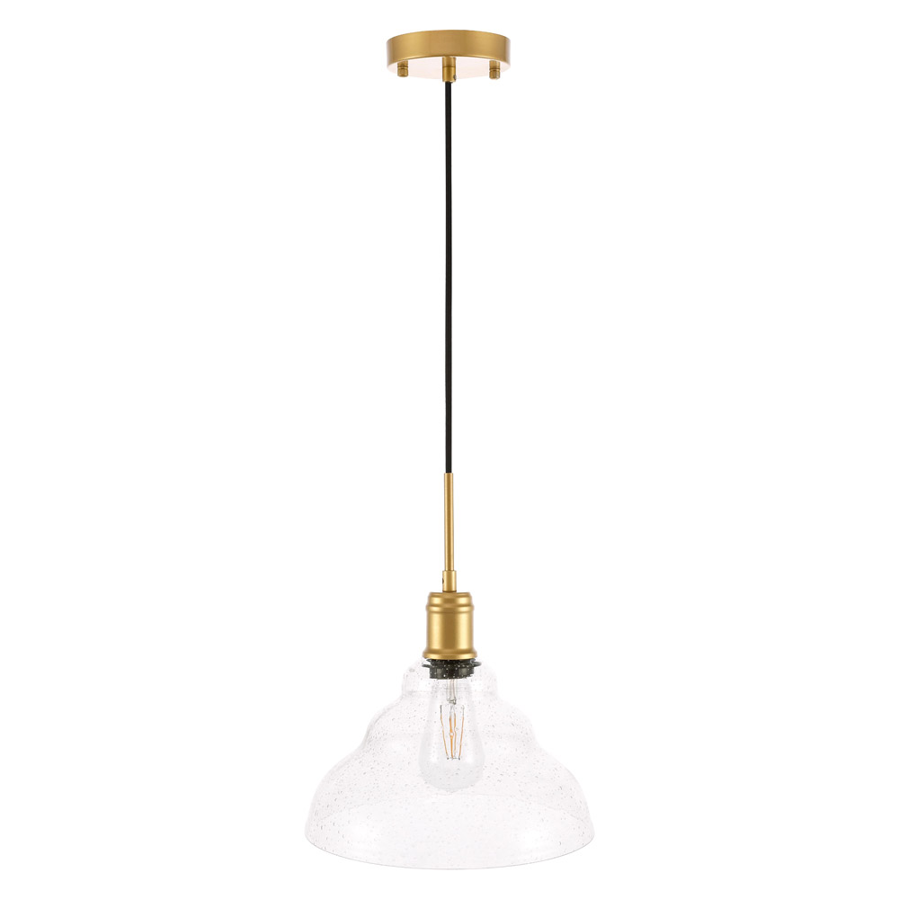 Elegant Pendant Light - Brass, L 11" (LD6221BR)