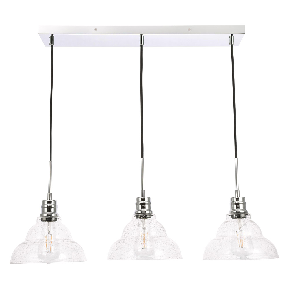 Elegant Pendant Light - Chrome, L 34.5" (LD6223C)