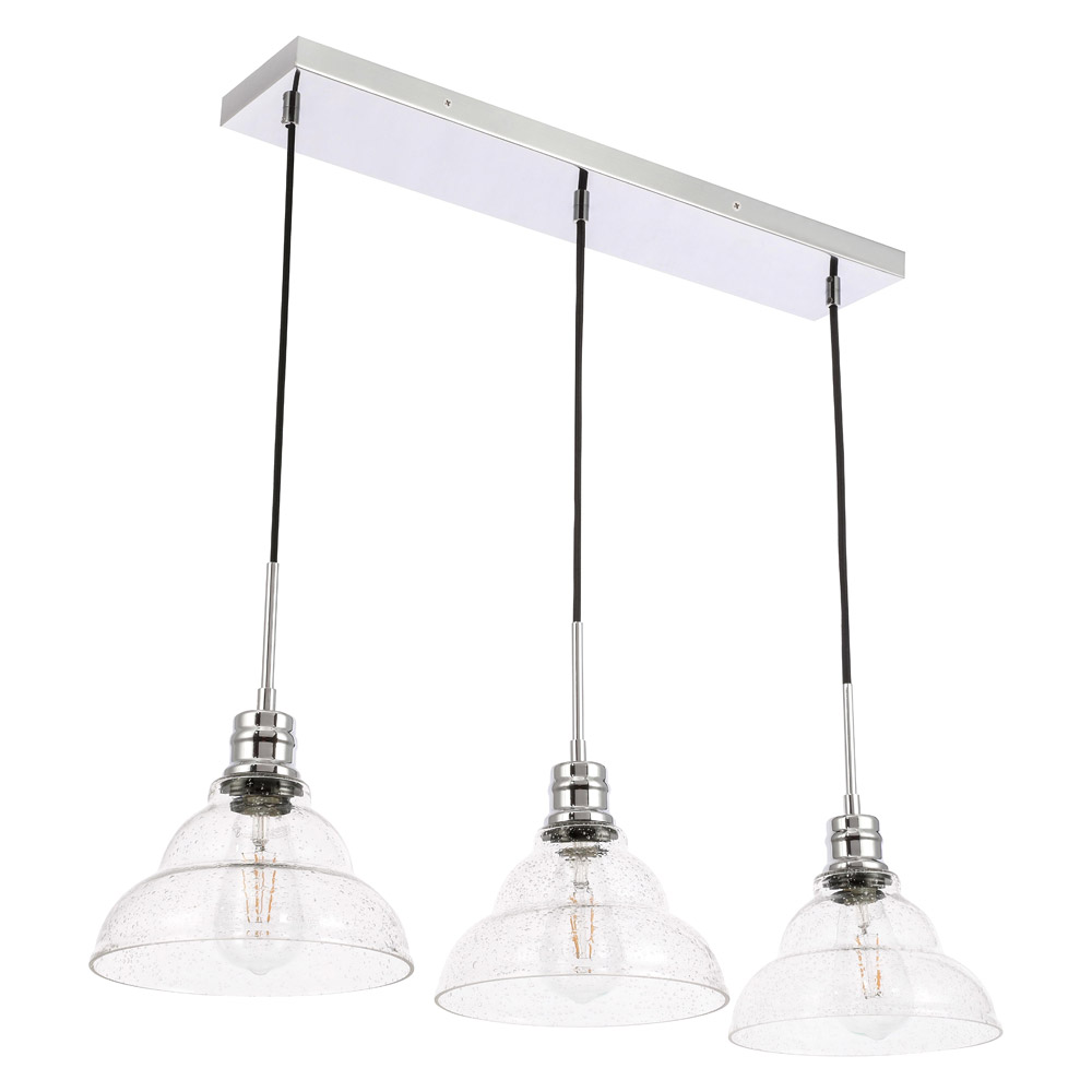 Elegant Pendant Light - Chrome, L 34.5" (LD6223C)