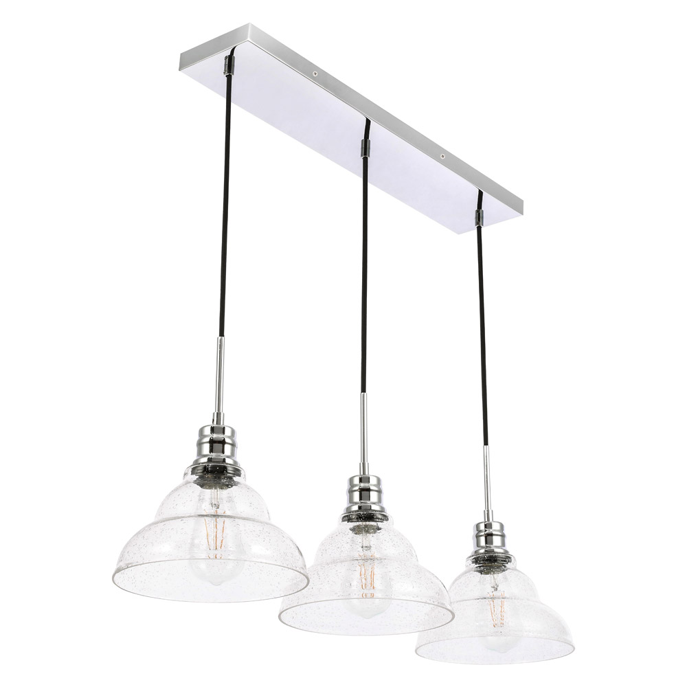 Elegant Pendant Light - Chrome, L 34.5" (LD6223C)