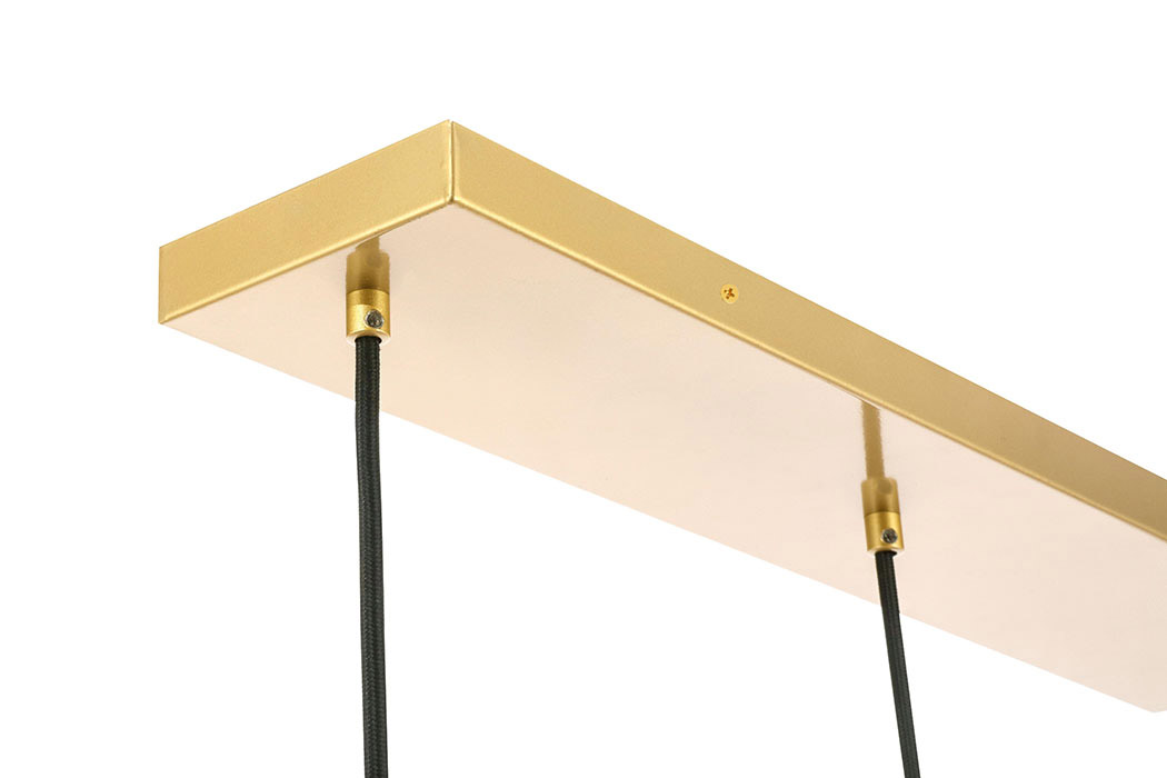 Elegant Pendant Light - Brass, L 34.5" (LD6224BR)