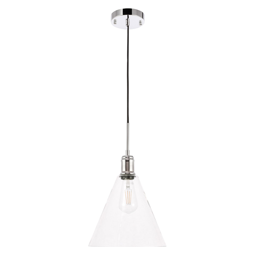 Elegant Pendant Light - Chrome, L 10" (LD6226C)