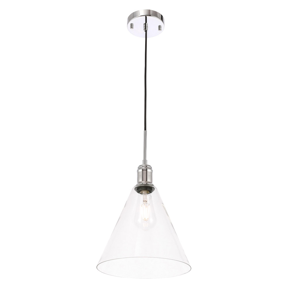 Elegant Pendant Light - Chrome, L 10" (LD6226C)