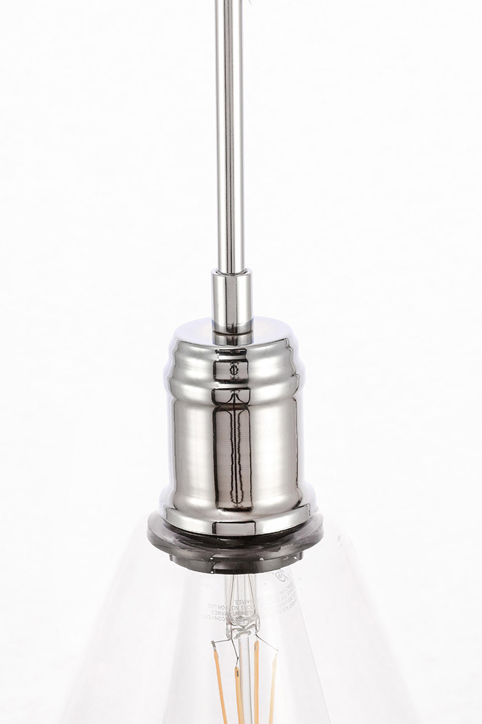 Elegant Pendant Light - Chrome, L 10" (LD6226C)