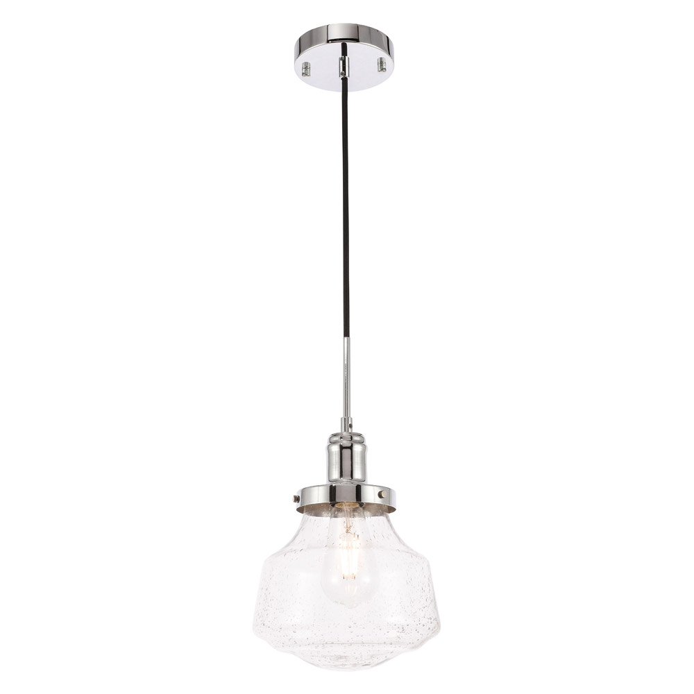 Elegant Pendant Light - Chrome, L 8" (LD6253C)