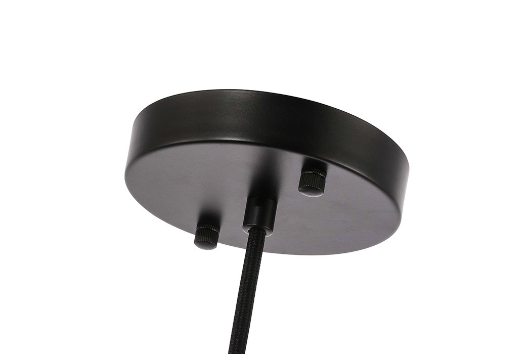 Elegant Pendant Light - Black, L 11" (LD6258BK)