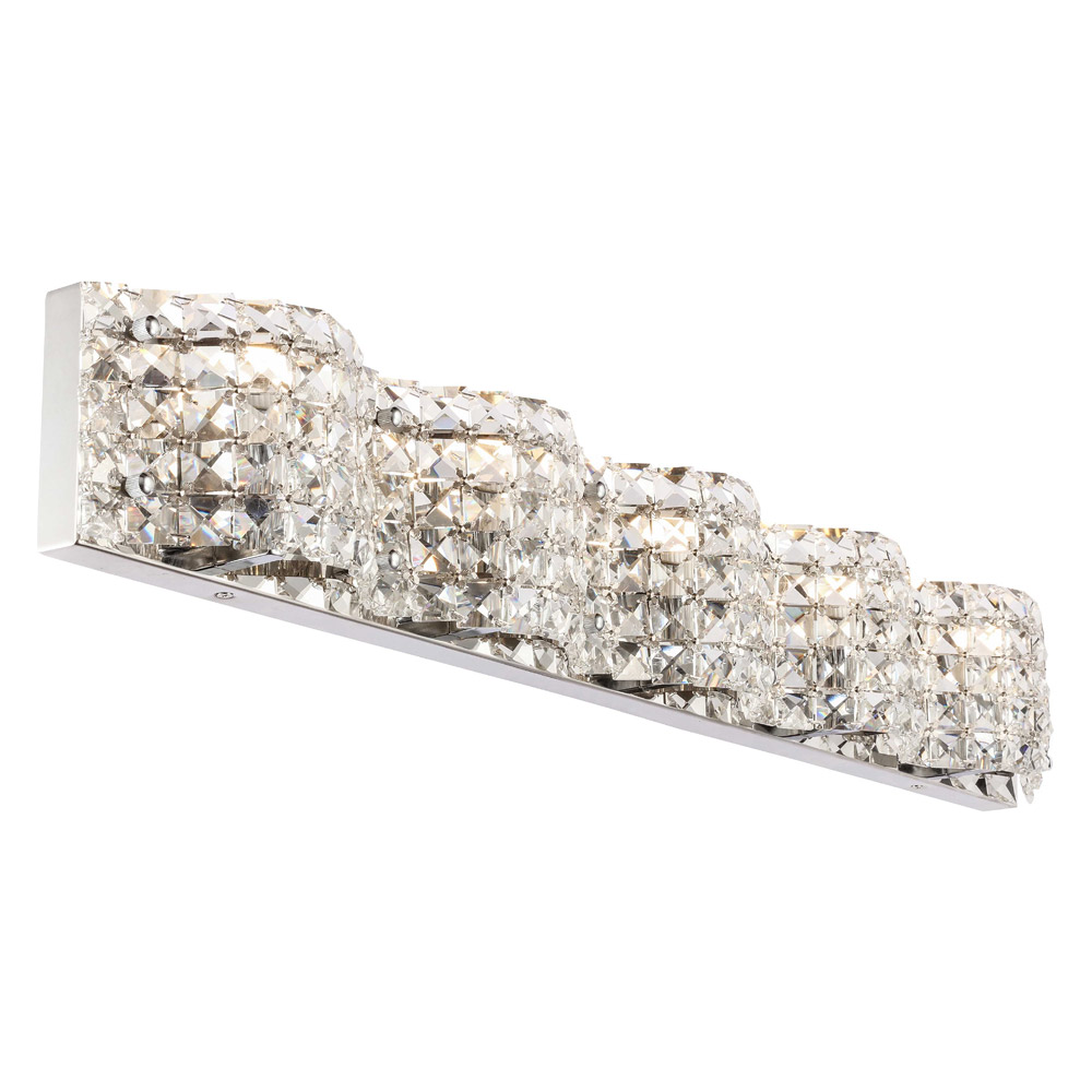 Elegant Wall Sconce - Chrome, L 33.7" (LD7019C)