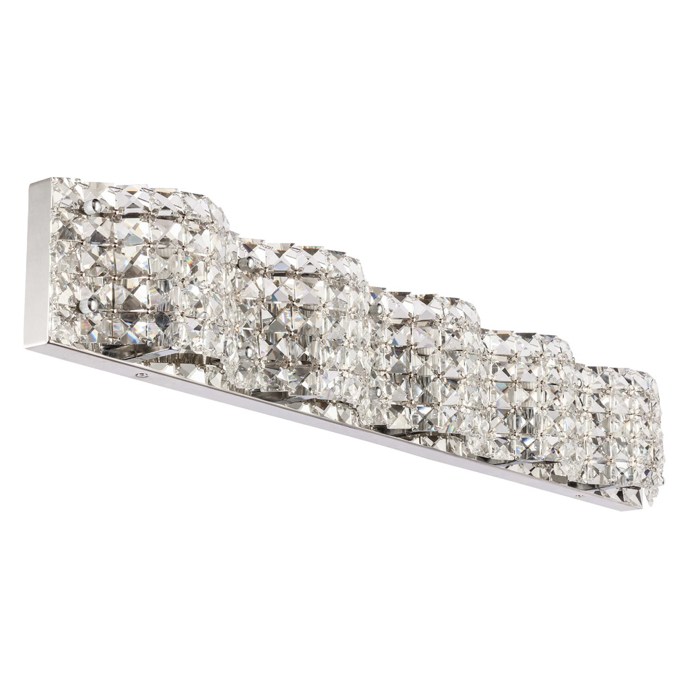 Elegant Wall Sconce - Chrome, L 33.7" (LD7019C)