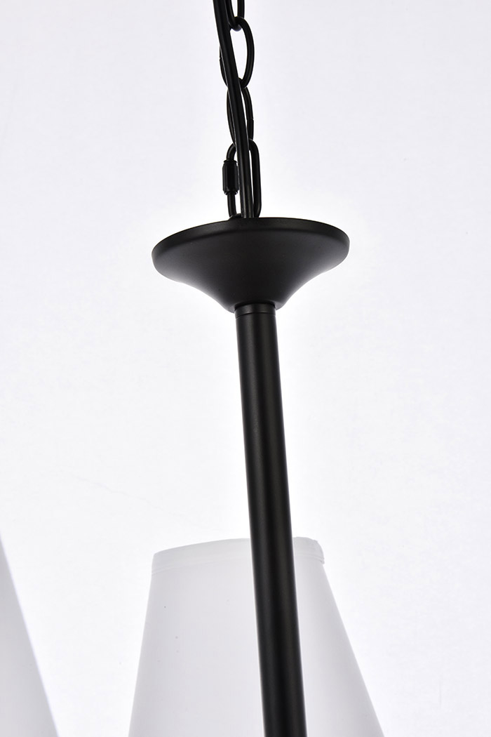 Elegant Bethany 5 Lights Pendant - Black (LD7024D25BK)