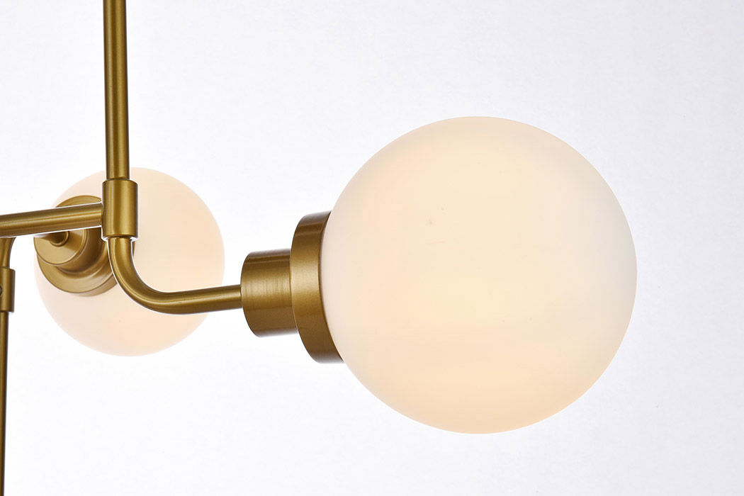 Elegant Hanson 8 Lights Pendant - Brass (LD7038D36BR)