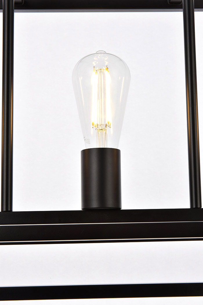 Elegant Voir 3 Lights Pendant - Black (LD7056D32BK)