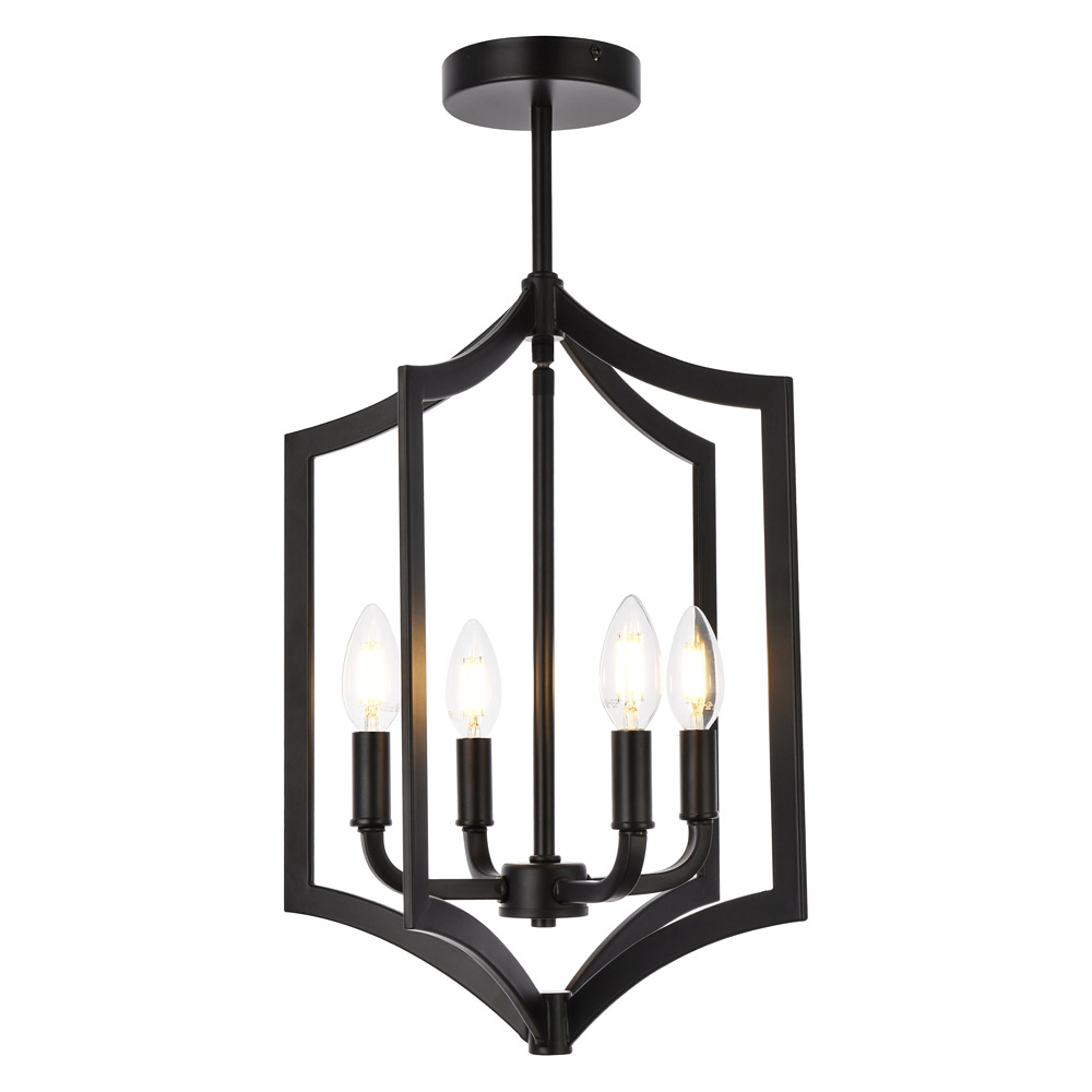 Elegant - Kiera 3 Lights Flush Mount