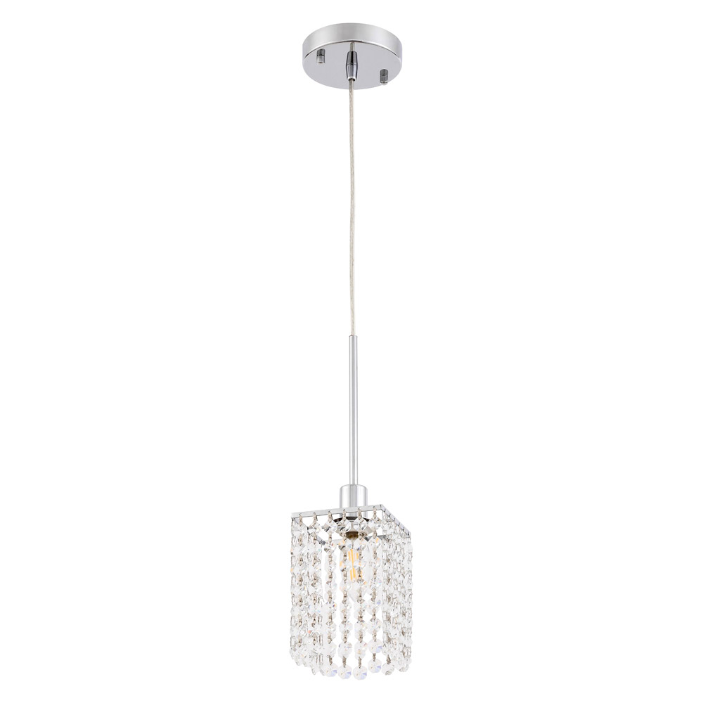 Elegant Taylor 1 Light Pendant - Chrome (LD7500C)