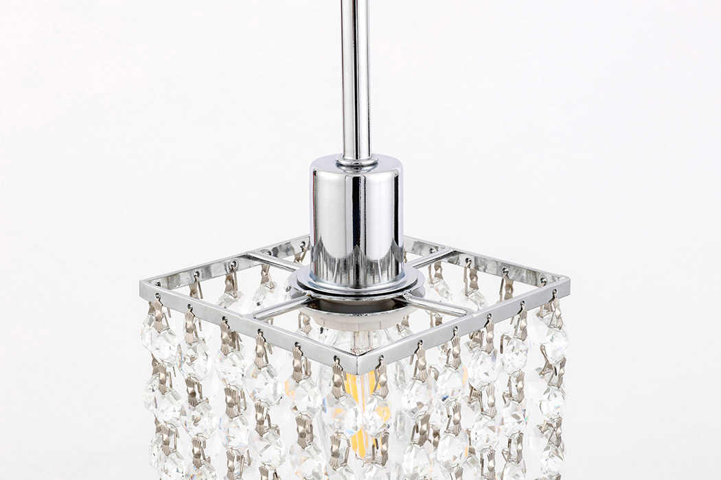 Elegant Taylor 1 Light Pendant - Chrome (LD7500C)