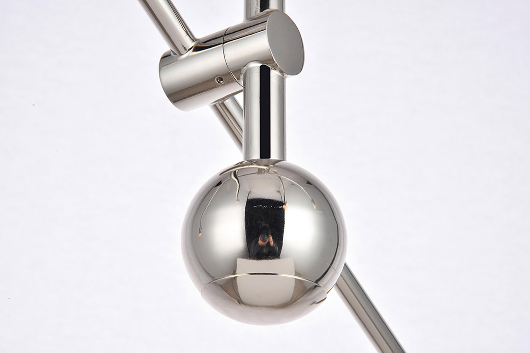 Elegant Pendant Light - Polished Nickel, L 42" (LD8010D42PN)