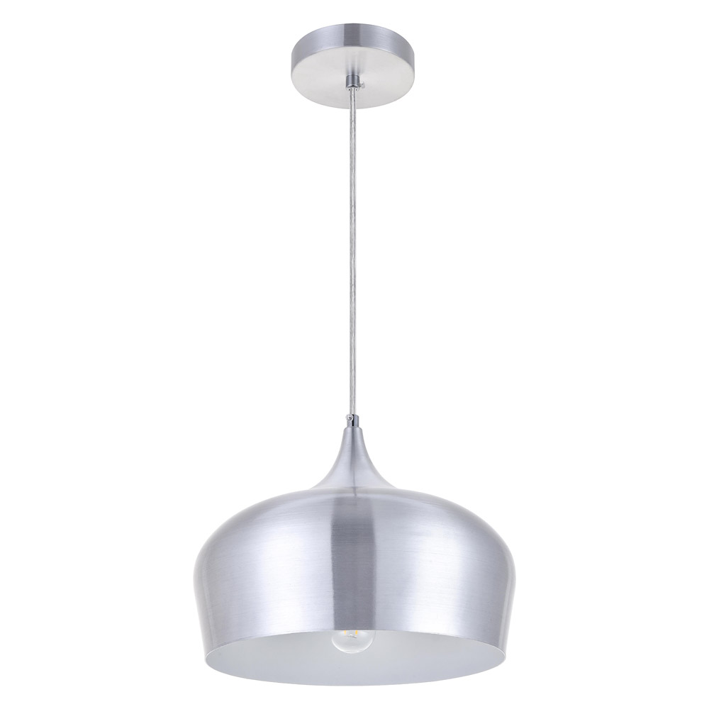 Elegant Nora 9" 1-Light Pendant - Burnished Nickel (LDPD2003BN)