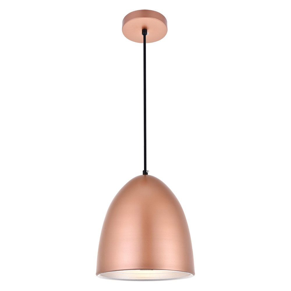 Elegant Pendant Light - Honey Gold, L 9.5" (LDPD2036HG)