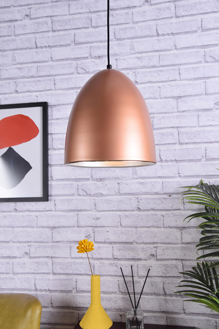 Elegant Pendant Light - Honey Gold, L 9.5" (LDPD2036HG)