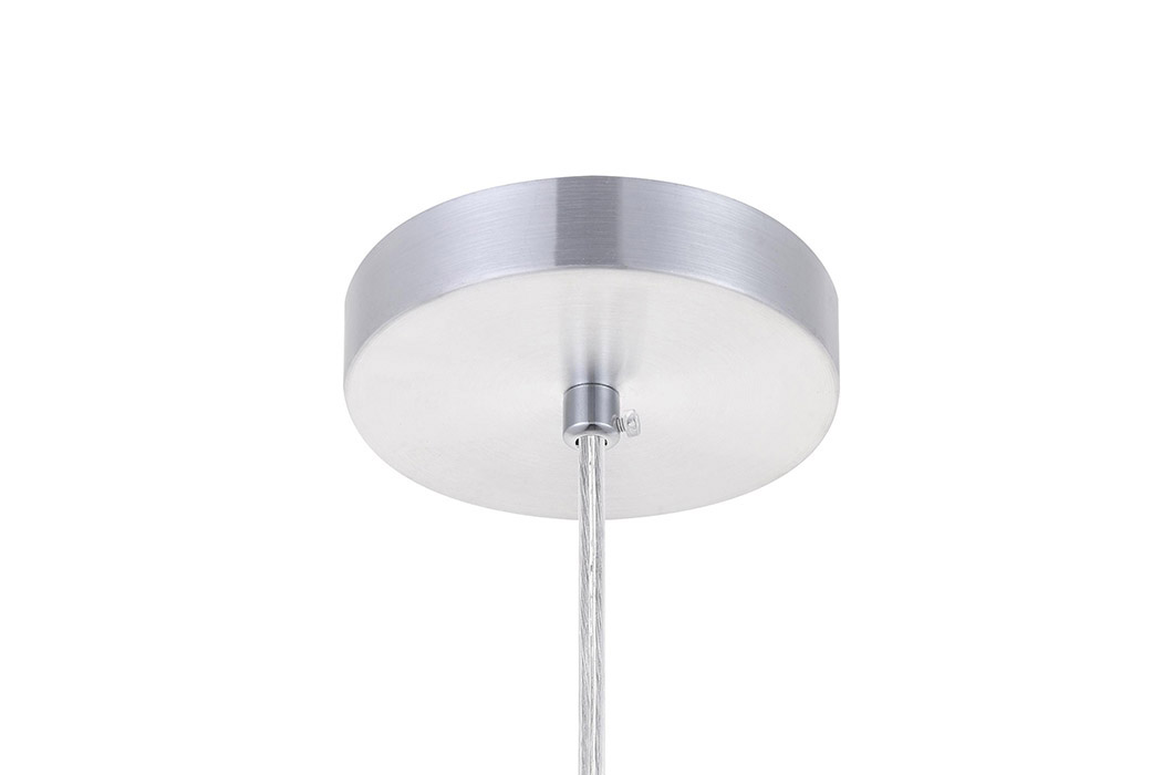 Elegant Circa 1-Light Pendant - Burnished Nickel, L 11.5" (LDPD2040BN)