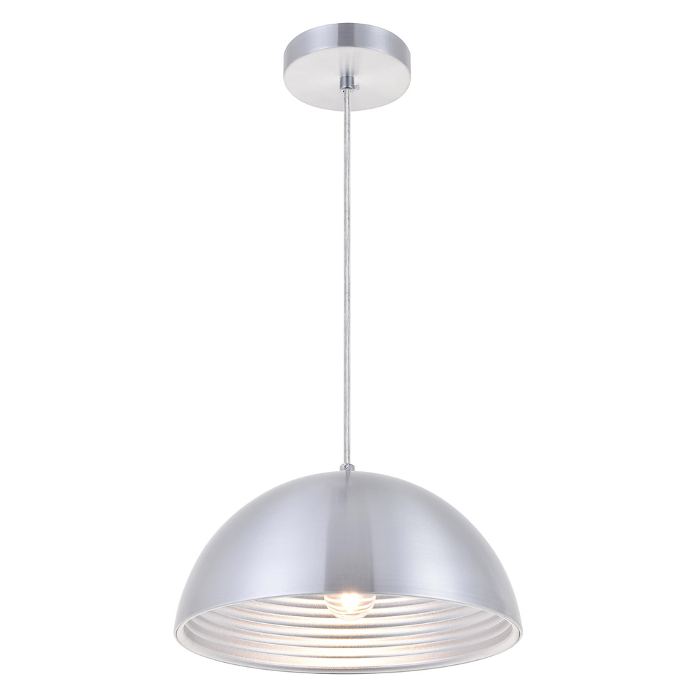 Elegant Circa 1-Light Pendant - Burnished Nickel, L 11.5" (LDPD2040BN)