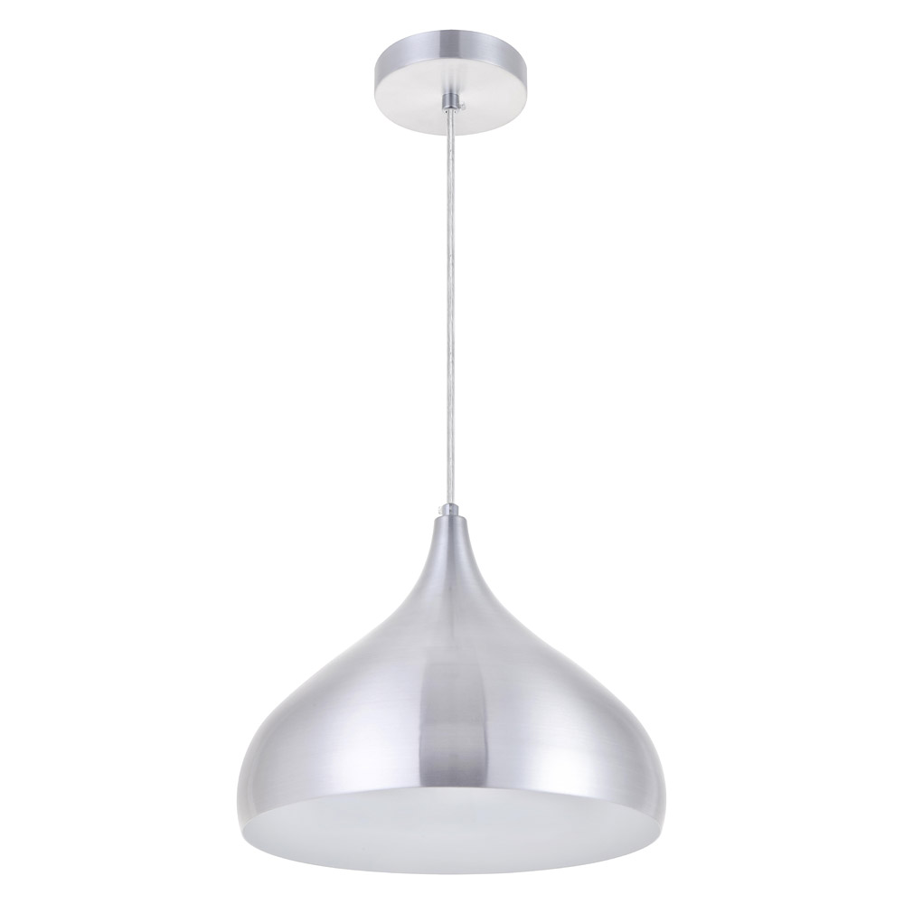 Elegant Circa 1-Light Pendant - Burnished Nickel, L 12.5" (LDPD2046BN)