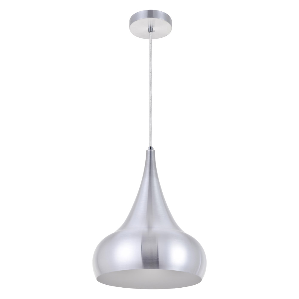 Elegant Circa 1-Light Pendant - Burnished Nickel, L 11.5" (LDPD2047BN)