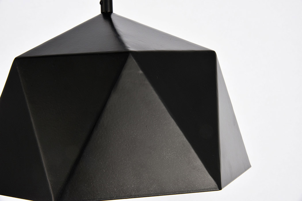 Elegant Pendant Light - Black, L 10.2" (LDPD2079)