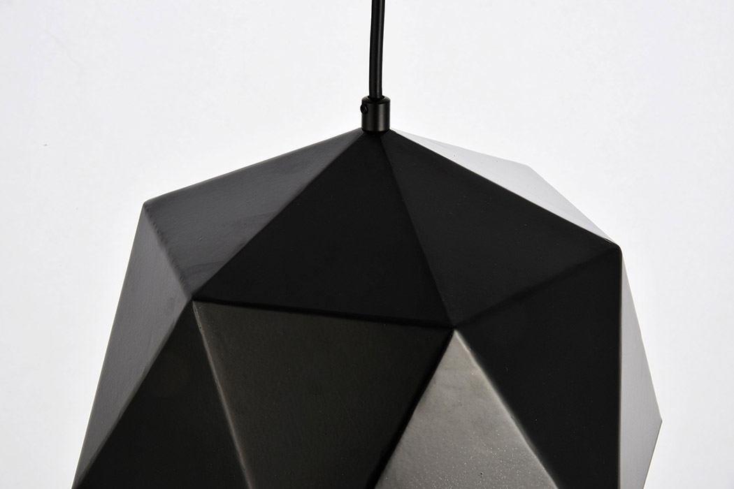 Elegant Pendant Light - Black, L 10.2" (LDPD2079)