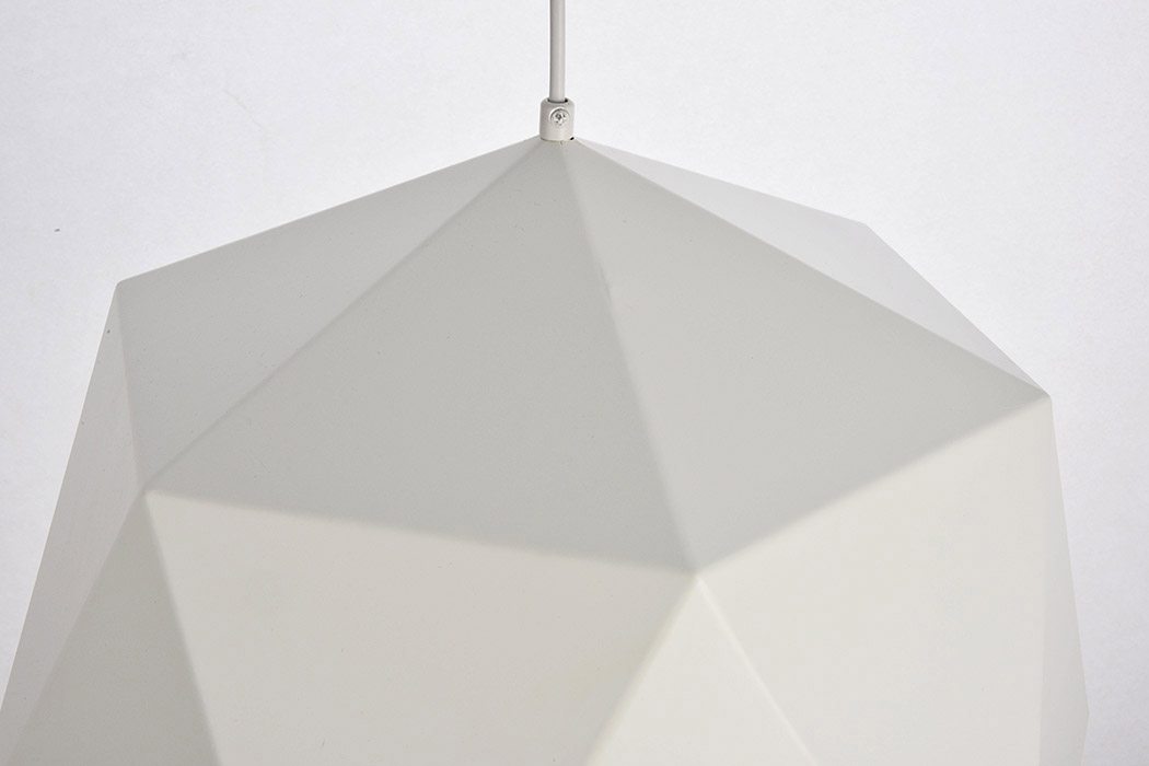 Elegant Pendant Light - White, L 17.7" (LDPD2082)