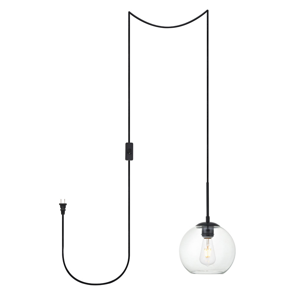 Elegant - Baxter 1 Light Plug-In Pendant