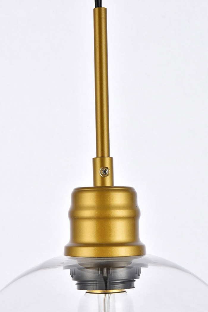 Elegant Emett 1 Light Plug - Brass (LDPG6204BR)