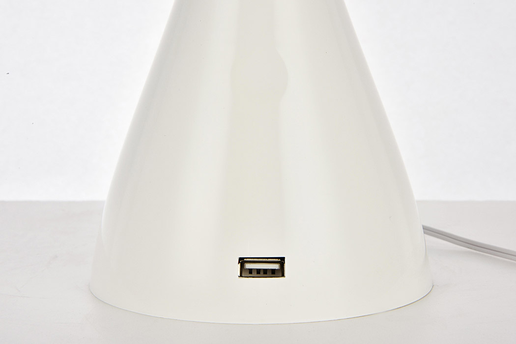 Elegant LED Table Lamp - White (LEDDS011)