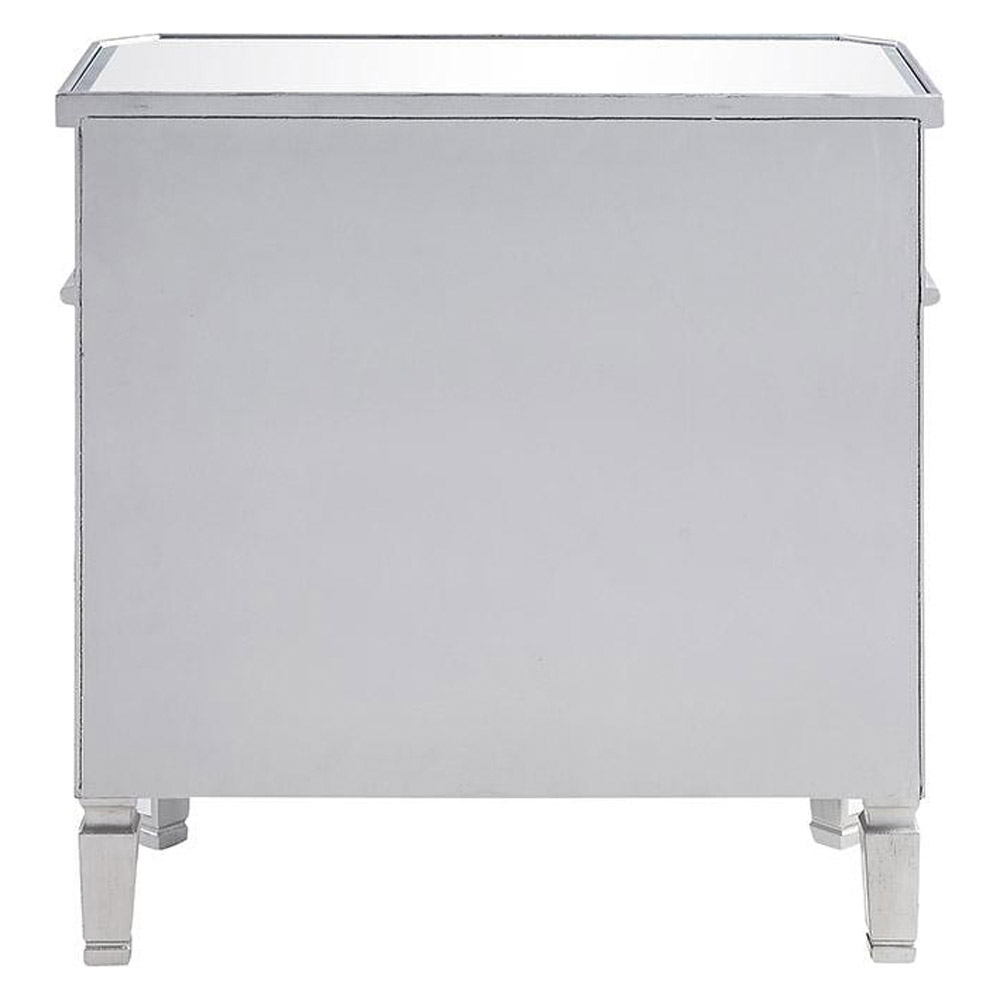 Elegant 32" Mirrored Cabinet - Silver (MF6-1002SC)