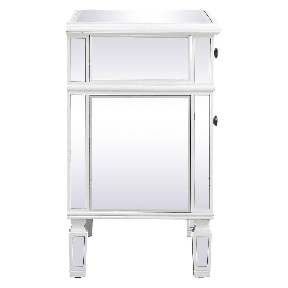 Elegant 1 Door Cabinet - White (MF6-1016AW)