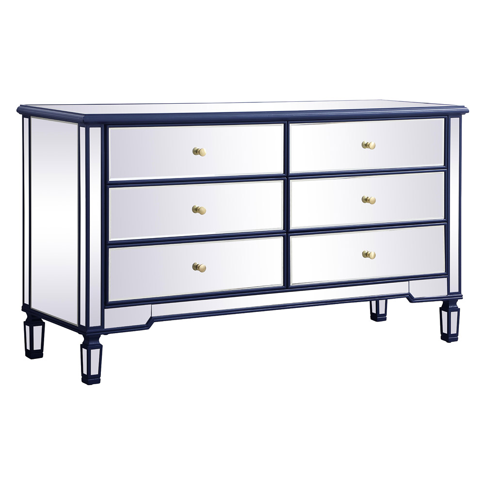 Elegant 6 Drawers Cabinet - Blue (MF6-1036BL)