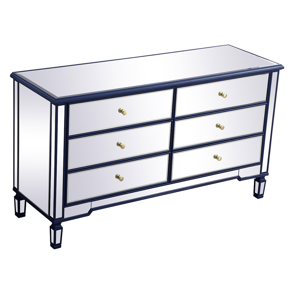 Elegant 6 Drawers Cabinet - Blue (MF6-1036BL)