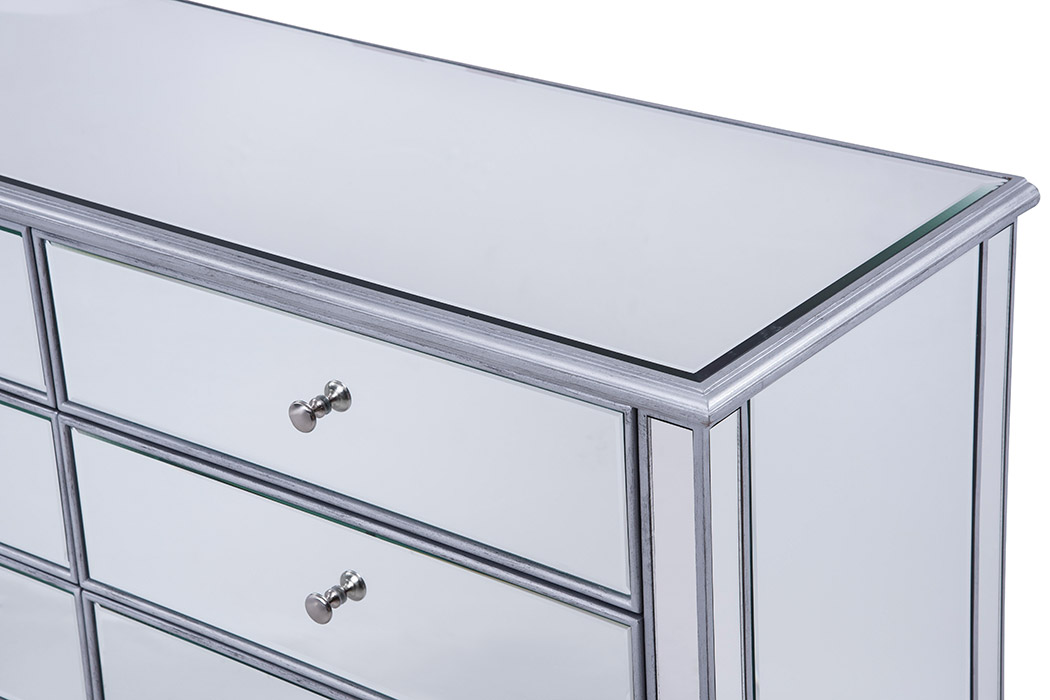 Elegant 6 Drawers Cabinet - Silver (MF6-1036S)