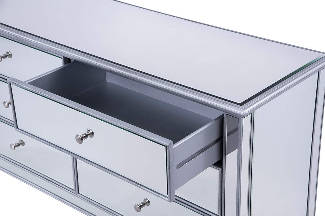 Elegant 6 Drawers Cabinet - Silver (MF6-1036S)