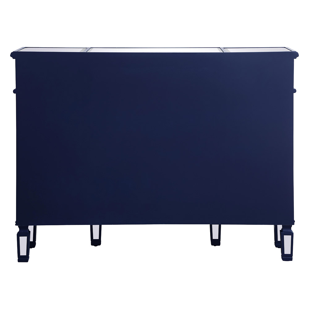 Elegant 3 Drawer 4 Door Cabinet - Blue (MF6-1111BL)