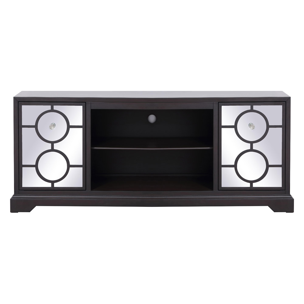 Elegant - Mirrored TV Cabinet Stand