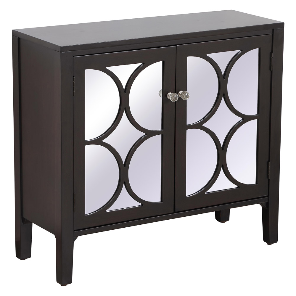 Elegant 36" Mirrored Cabinet - Dark Brown (MF82002DT)