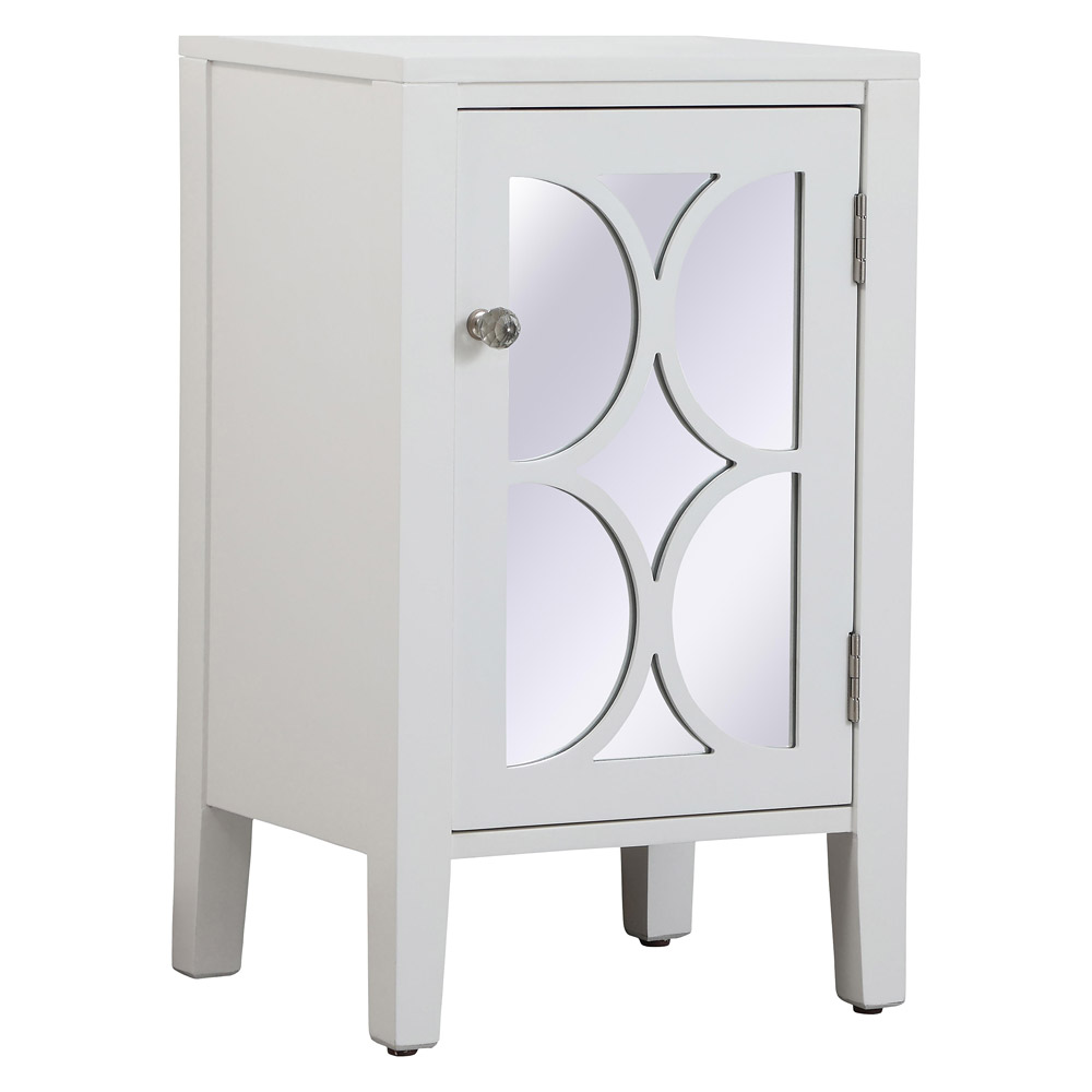 Elegant 18" Mirrored Cabinet - White (MF82035WH)