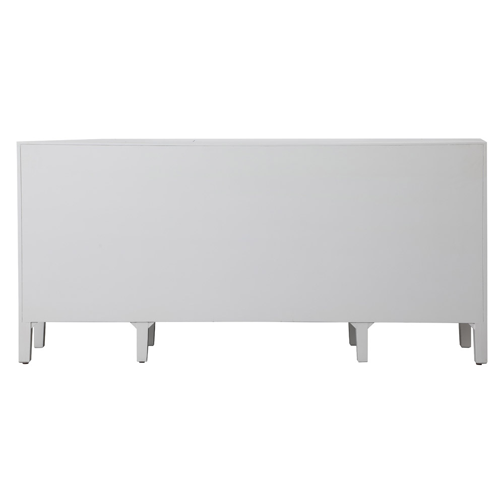 Elegant - 72" Mirrored Credenza (MF82111WH)