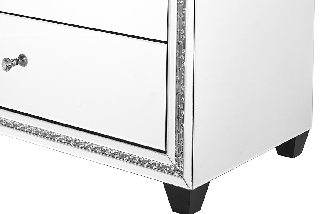 Elegant - 47" Crystal Six Drawers Cabinet (MF91011)